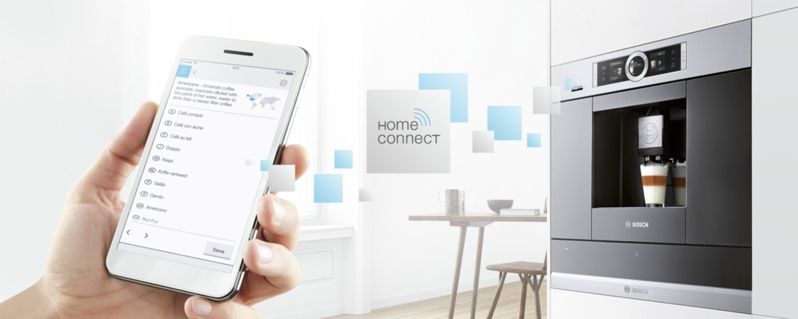 Bosch sorgt mit Home Connect für sicher vernetzte Hausgeräte Bosch sorgt mit Home Connect für sicher vernetzte Hausgeräte